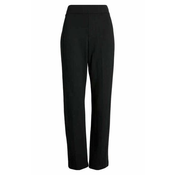 NEW Spanx High Waist Straight Leg Ponte Pants in Black - Size XS  #901 - Picture 1 of 10